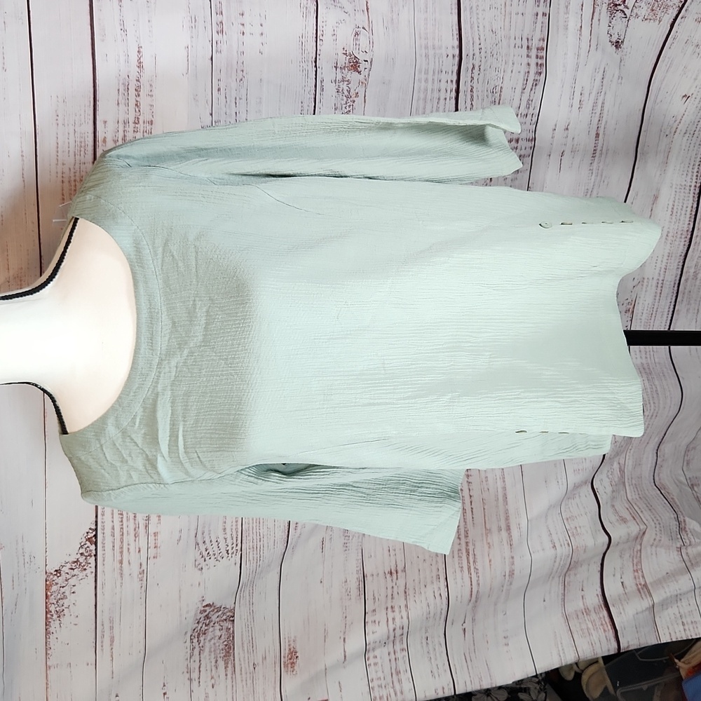 NWT Soft Surroundings women's Oceo gueze tunic - Picture 3 of 9